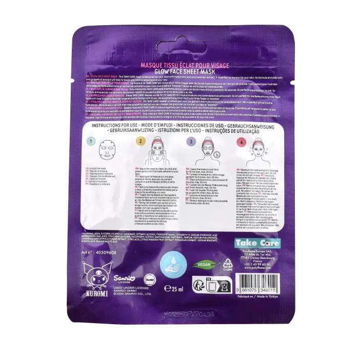 MASCHERA VISO HELLO KITTY KUROMI CINNAMOROLL