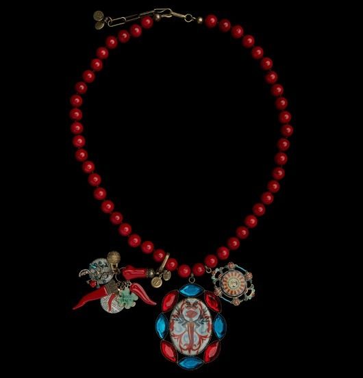 COLLANA DI CORALLO BAMBOO COMPLETO